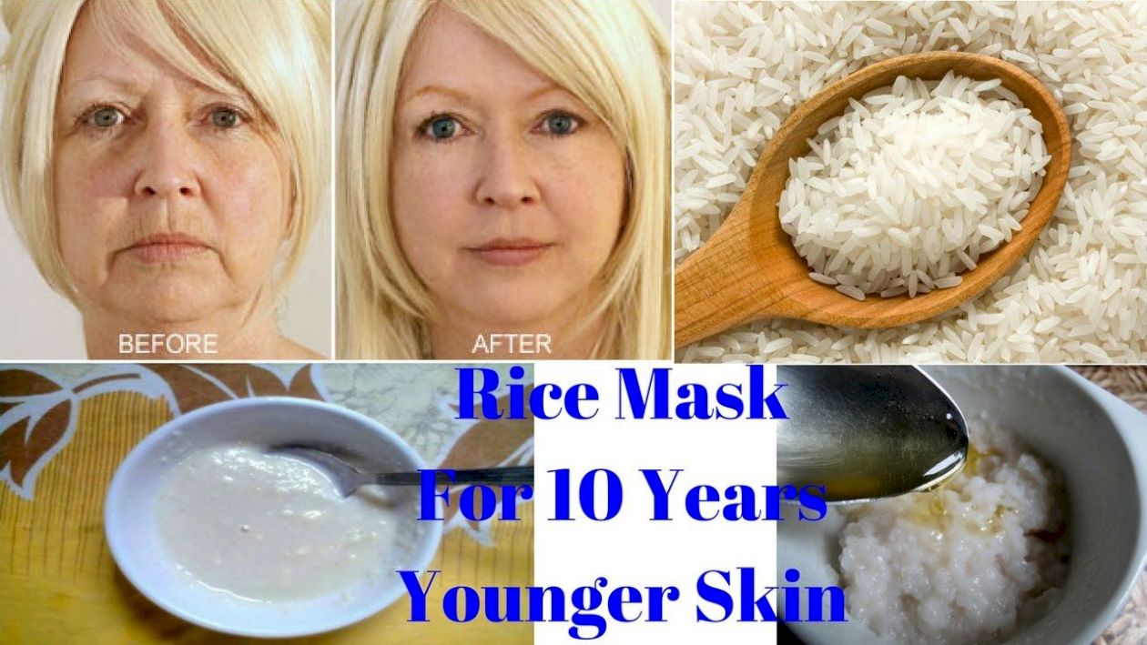 masca de fata cu orez si miere îngrijire anti-îmbătrânire a pielii cu dmae