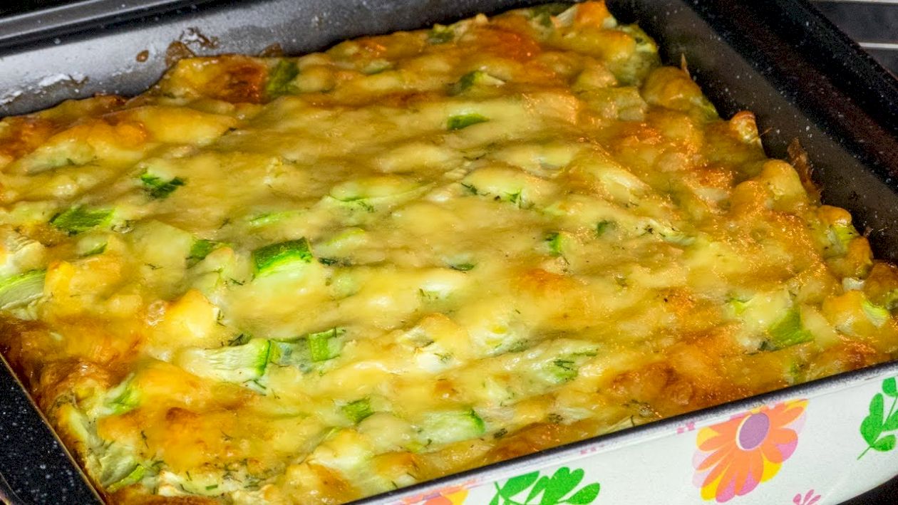 Cel mai rafinat desert: budincă de dovlecei. Retea este simpla, dar are un ingredient secret