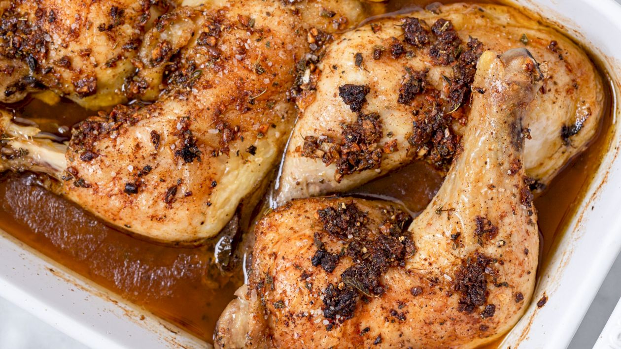 Cele mai delicoase pulpe de pui la cuptor. Rețeta italiană. Care este ingredientul secret