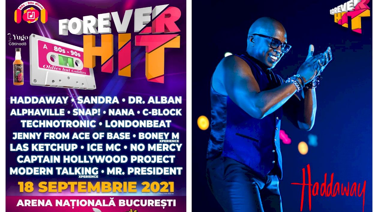 Cine este iubita româncă a celebrului star Haddaway. Acesta va participa și la Festivalul ”Forever Hit” (Arena Națională, 18 septembrie), unde este cap de afiș