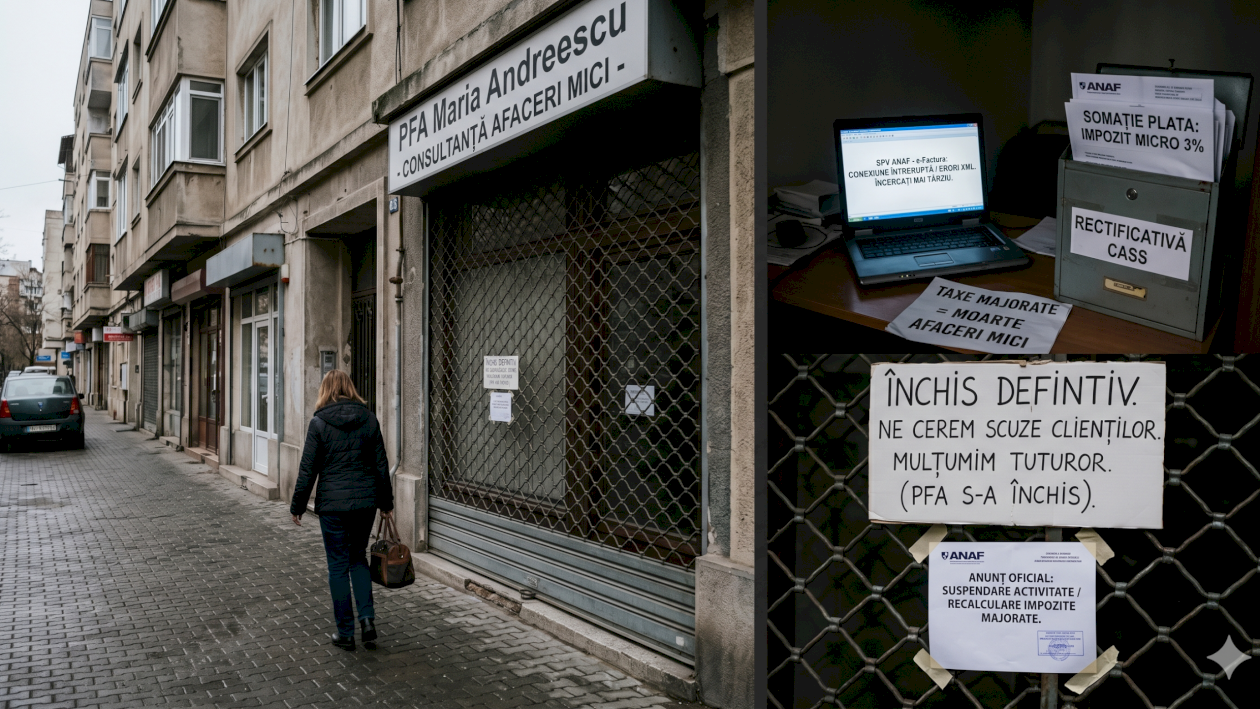 Exodul tăcut din economie: Zeci de mii de firme mici trag obloanele. Cum a ucis noul pachet fiscal visul „patronului de apartament”