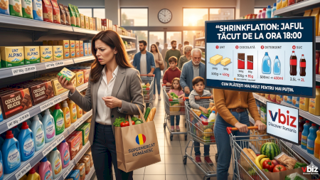 Jaful tăcut de la ora 18:00: Cum au micșorat producătorii alimentele fără să-ți spună. Adevărul despre de ce lași 200 de lei la casă pe o plasă pe jumătate goală