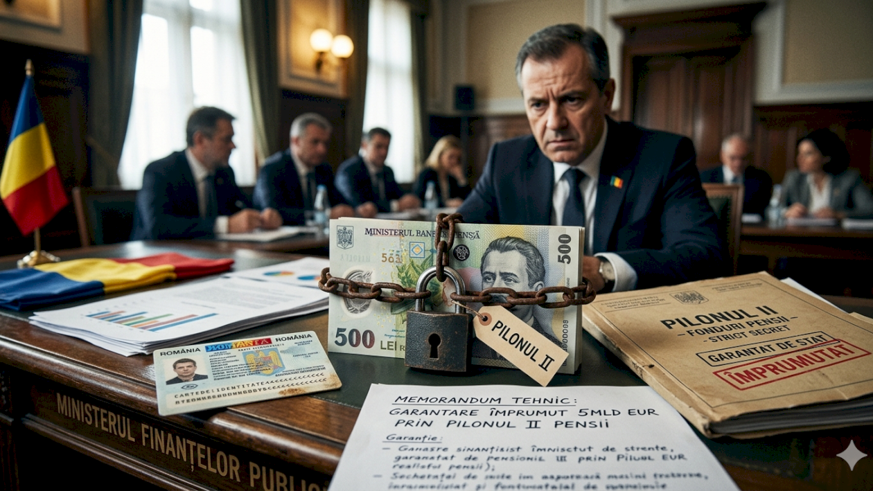 [EXCLUSIV] Planul „B” pentru acoperirea deficitului: Pilonul II de pensii, folosit ca garanție pentru un nou împrumut de 5 miliarde de euro? Documentul care a alertat administratorii de fonduri