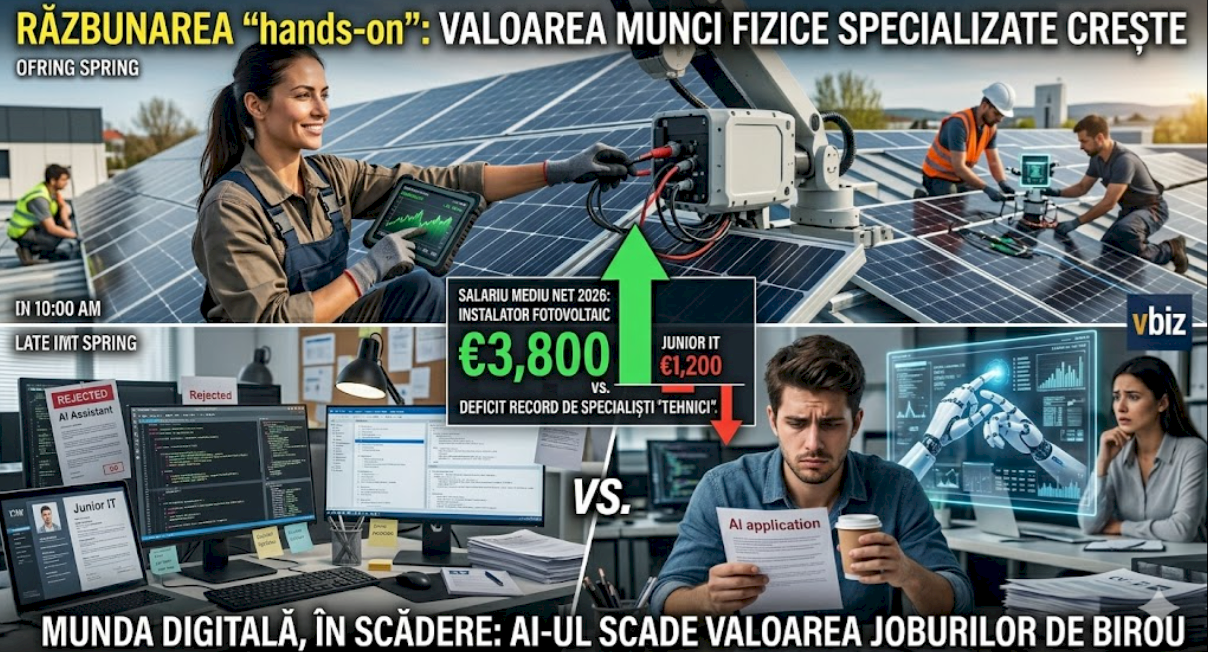 Marea Răsturnare de la Ora 10:00: De ce un instalator de panouri fotovoltaice a ajuns să câștige mai mult decât un programator senior în 2026